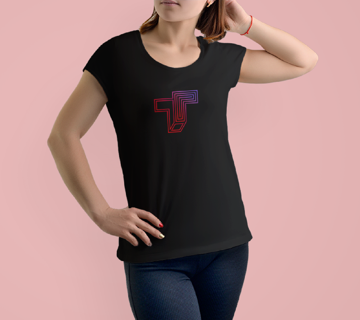 TrueTech Gradient Logo Women's T-Shirt