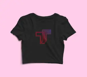 TrueTech Gradient Logo Women's Crop Top